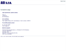 Tablet Screenshot of aoi.sk